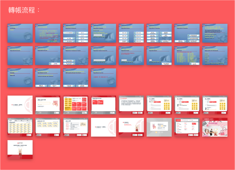UI 台中銀行ATM介面示意